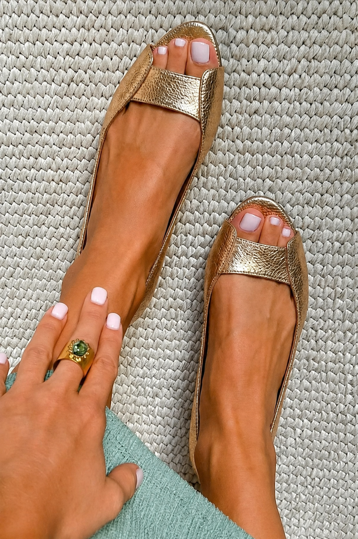 Adelina | Kultaiset sandaalit Comfort Chic